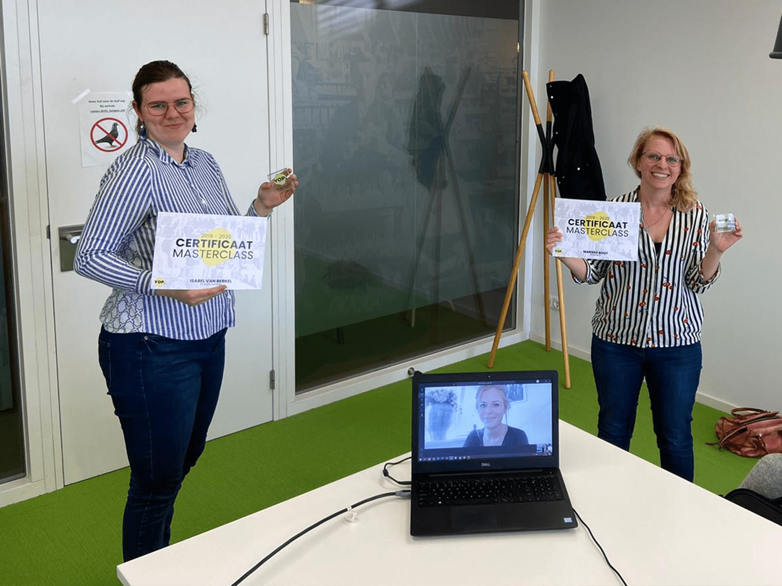 Gefeliciteerd aan alweer een YOP groep voor het behalen van het YOP masterclass certificaat