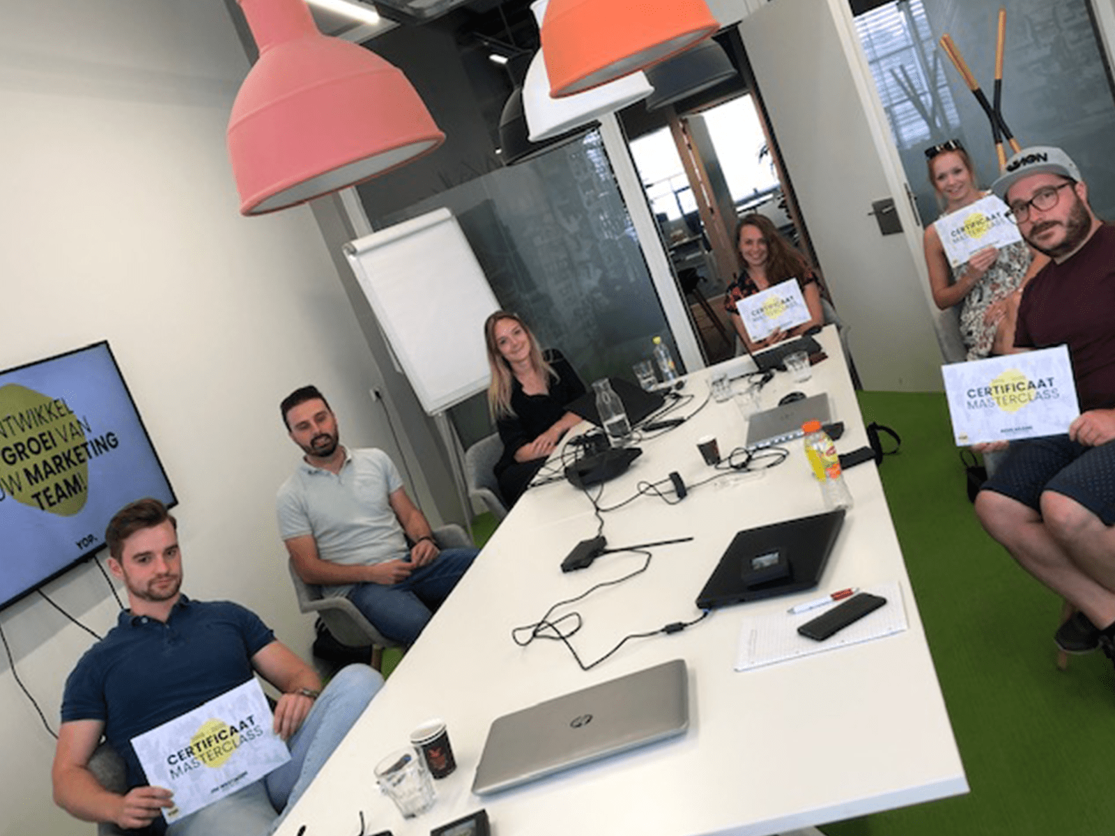 Begin juni heeft nog een gedreven YOP groep het certificaat mogen ontvangen